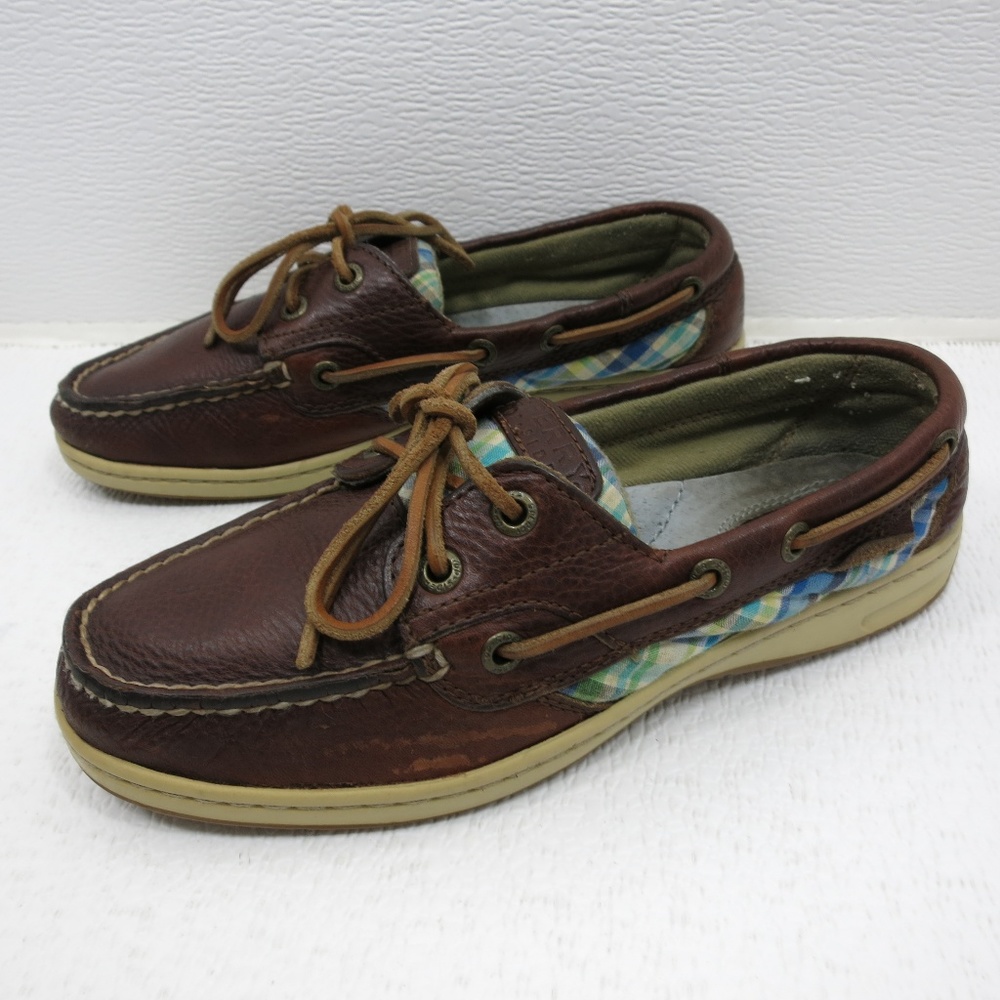 Sperry Top-Sider Oil Tanned Cloth Deck Shoes 6.5 M